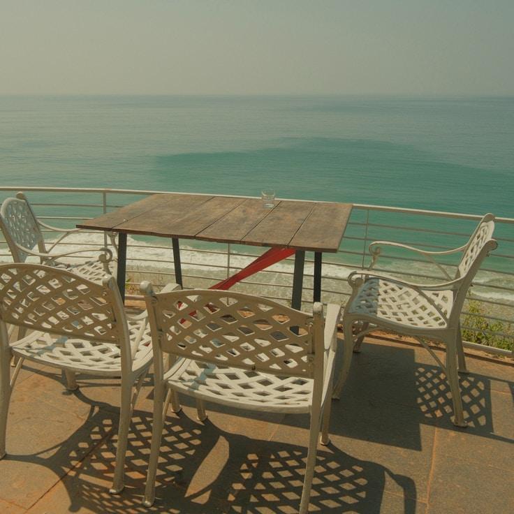 Outdoor terrace seating suitable for families in Toronto