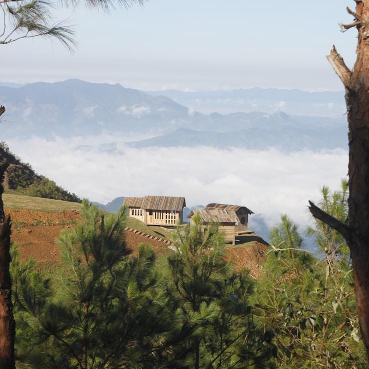 Entertainment zone at night in Canada